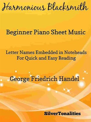 cover image of Harmonious Blacksmith Beginner Piano Sheet Music